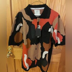 PERCIVAL Impressionist Jacquard Shirt